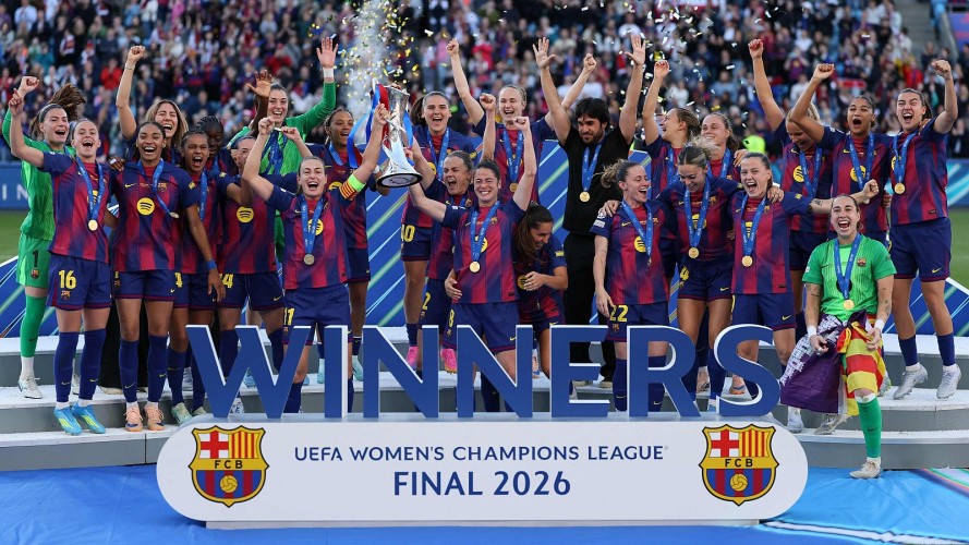 Barcelona Femení vs OL Lyonnes event artwork