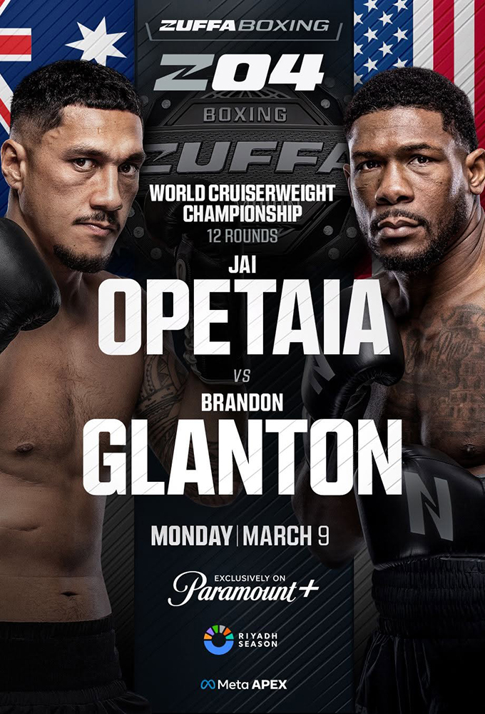 Zuffa Boxing 4 Opetaia vs Glanton
