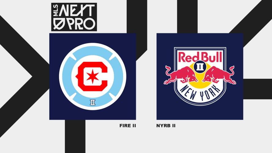 Chicago Fire II vs New York Red Bulls II event artwork