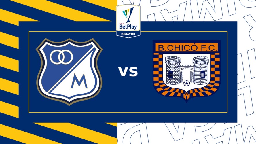 Millonarios vs Boyacá Chicó event artwork