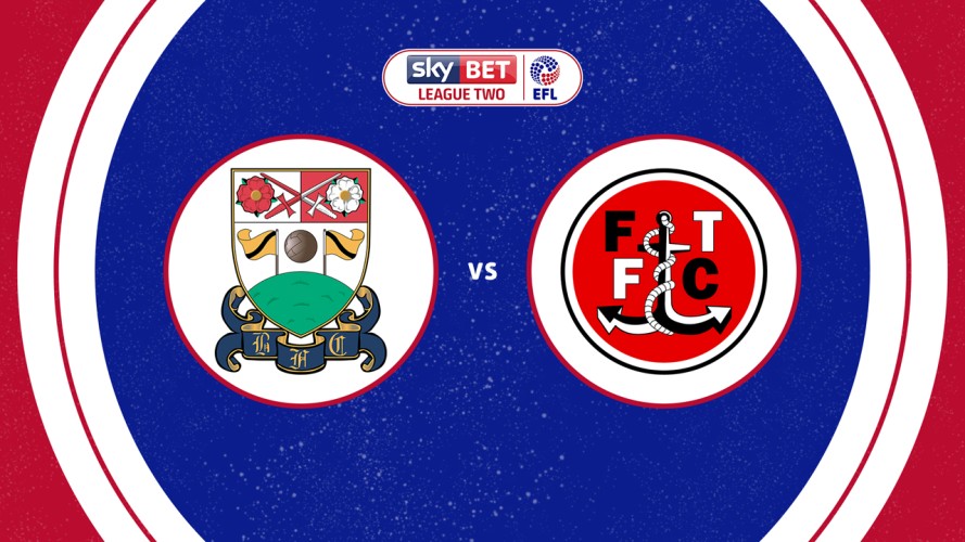 Barnet vs Fleetwood Town event artwork