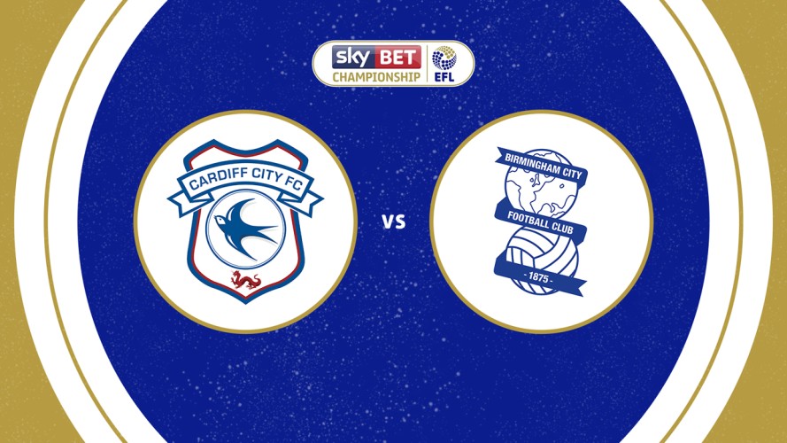 Cardiff City vs Birmingham City event artwork
