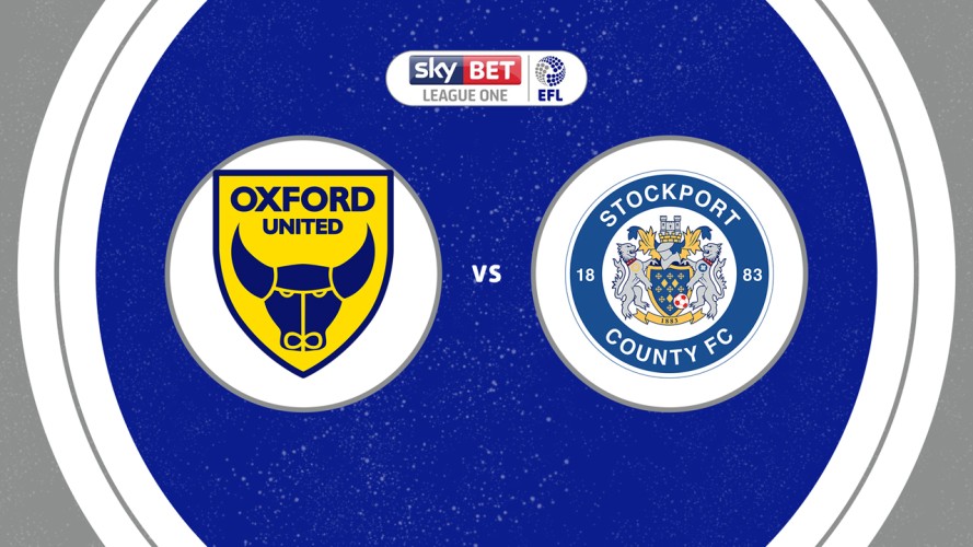Oxford United vs Stockport County event artwork
