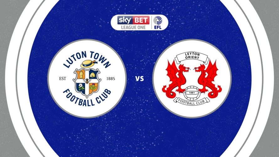 Luton Town vs Leyton Orient event artwork