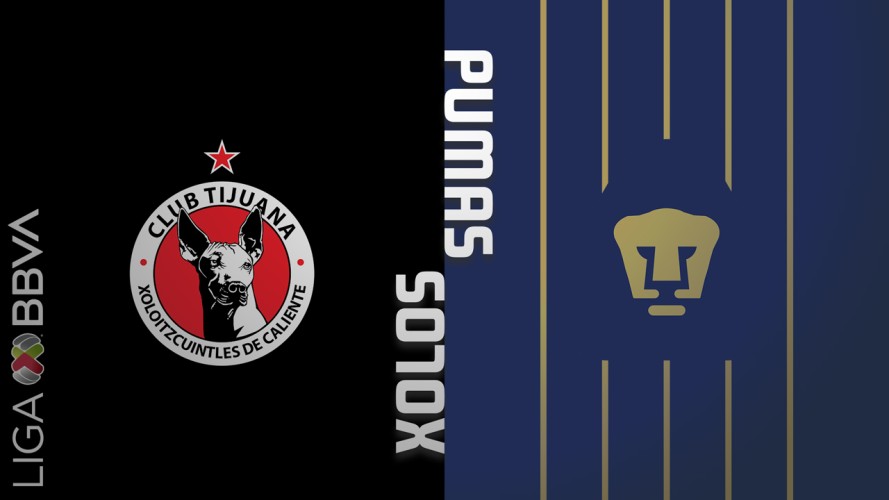 Tijuana vs Pumas UNAM event artwork