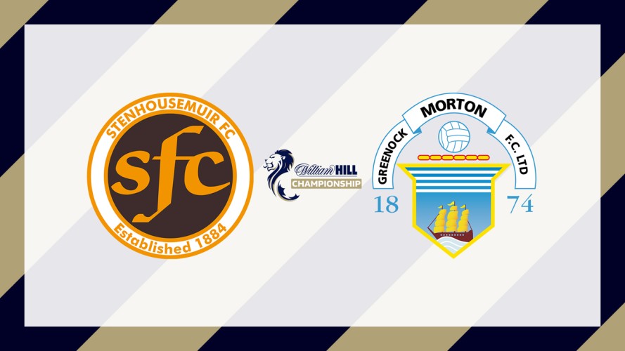 Stenhousemuir vs Greenock Morton event artwork