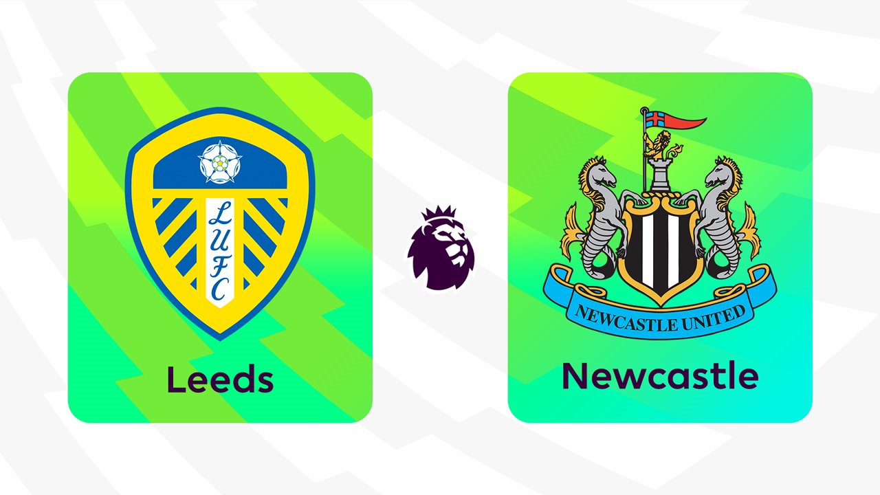Leeds United faces Newcastle United in English Premier League fixture
