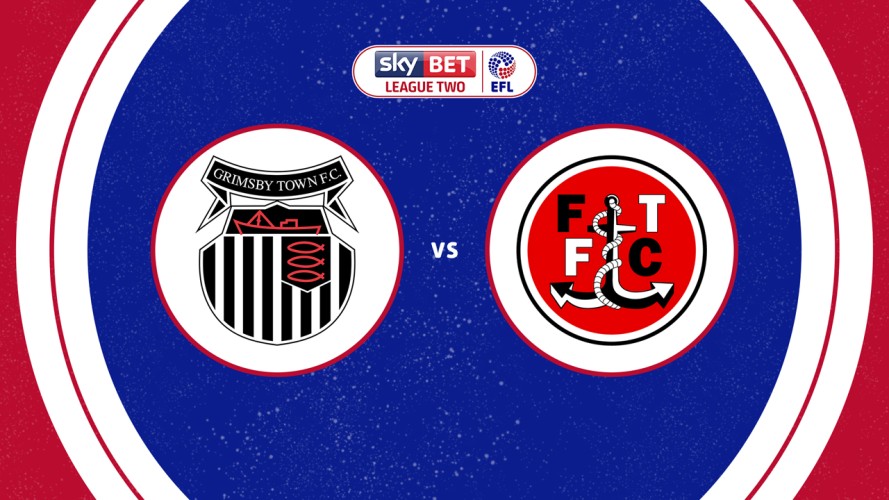 Grimsby Town vs Fleetwood Town event artwork
