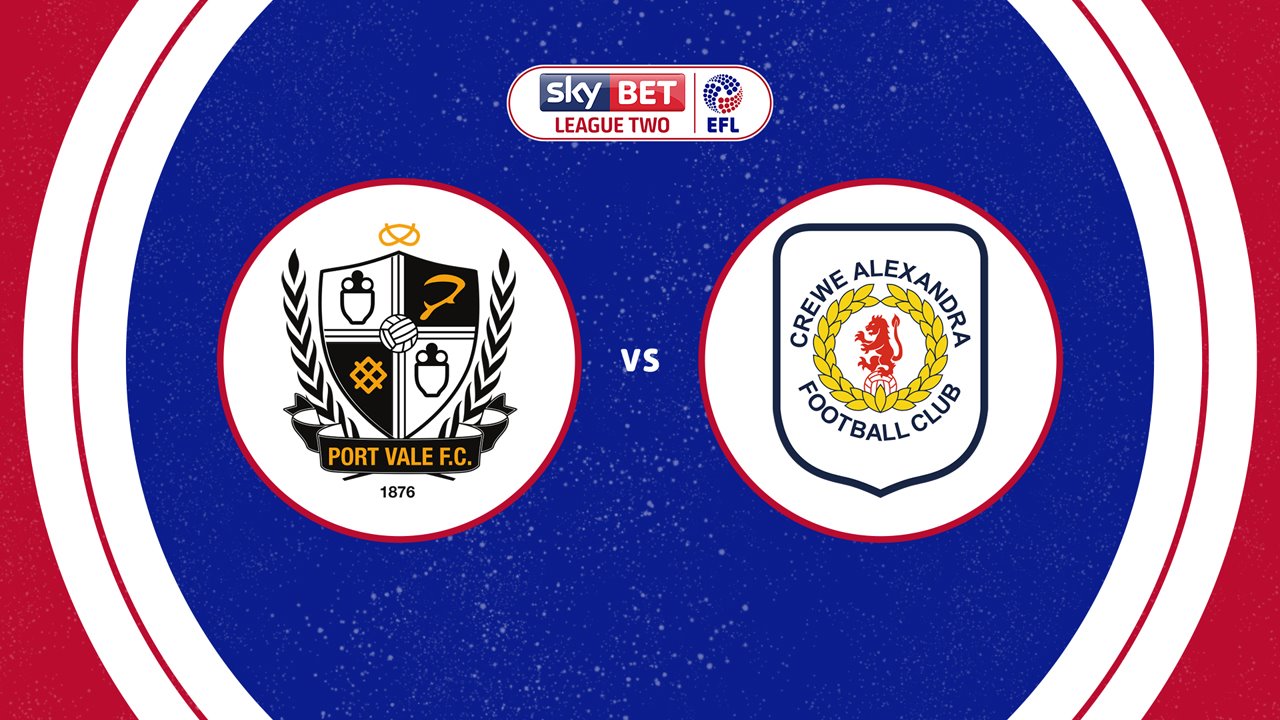 Port Vale vs Crewe Alexandra