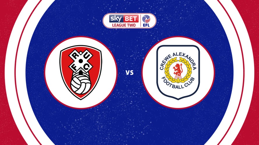 Rotherham United vs Crewe Alexandra event artwork