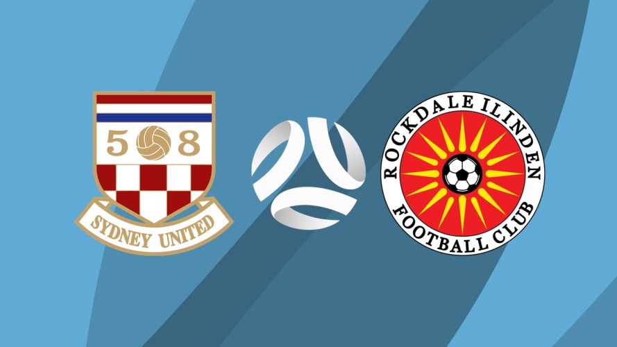 Sydney United 58 vs Rockdale Ilinden event artwork
