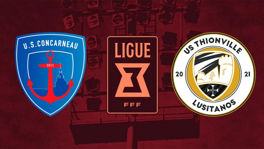 Concarneau vs Thionville Lusitanos event artwork