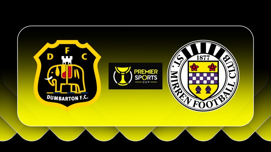 Dumbarton vs St Mirren event artwork