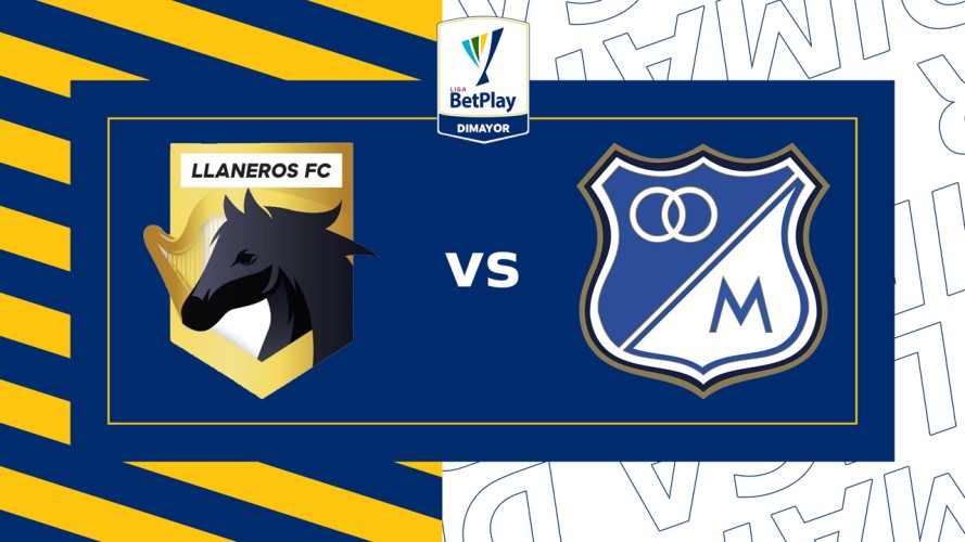 Llaneros vs Millonarios event artwork