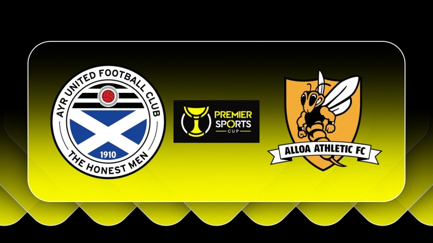 Ayr United vs Alloa Athletic event artwork