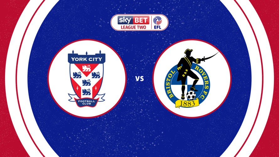 York City vs Bristol Rovers event artwork