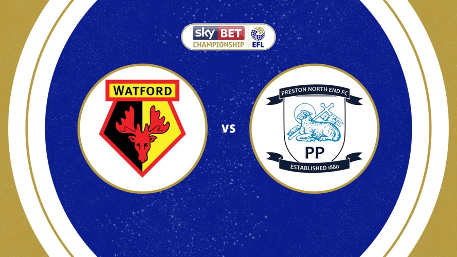 Watford vs Preston North End event artwork