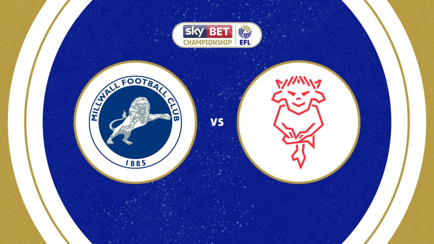 Millwall vs Lincoln City event artwork