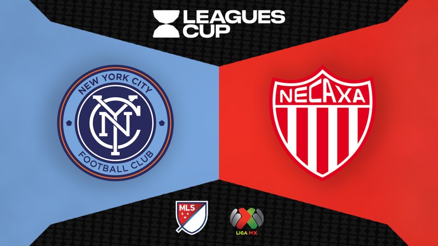 New York City FC vs Necaxa event artwork