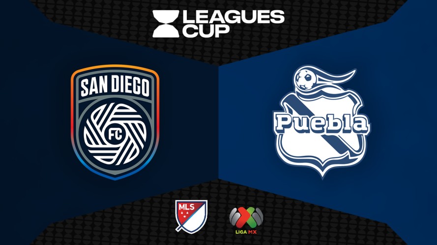 San Diego FC vs Puebla event artwork
