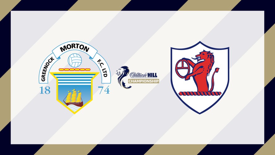 Greenock Morton vs Raith Rovers event artwork