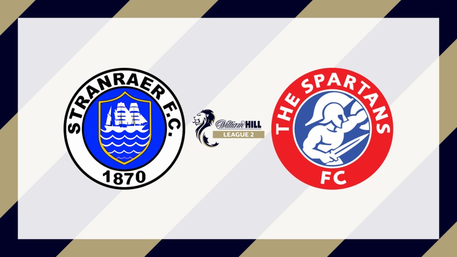 Stranraer vs The Spartans event artwork