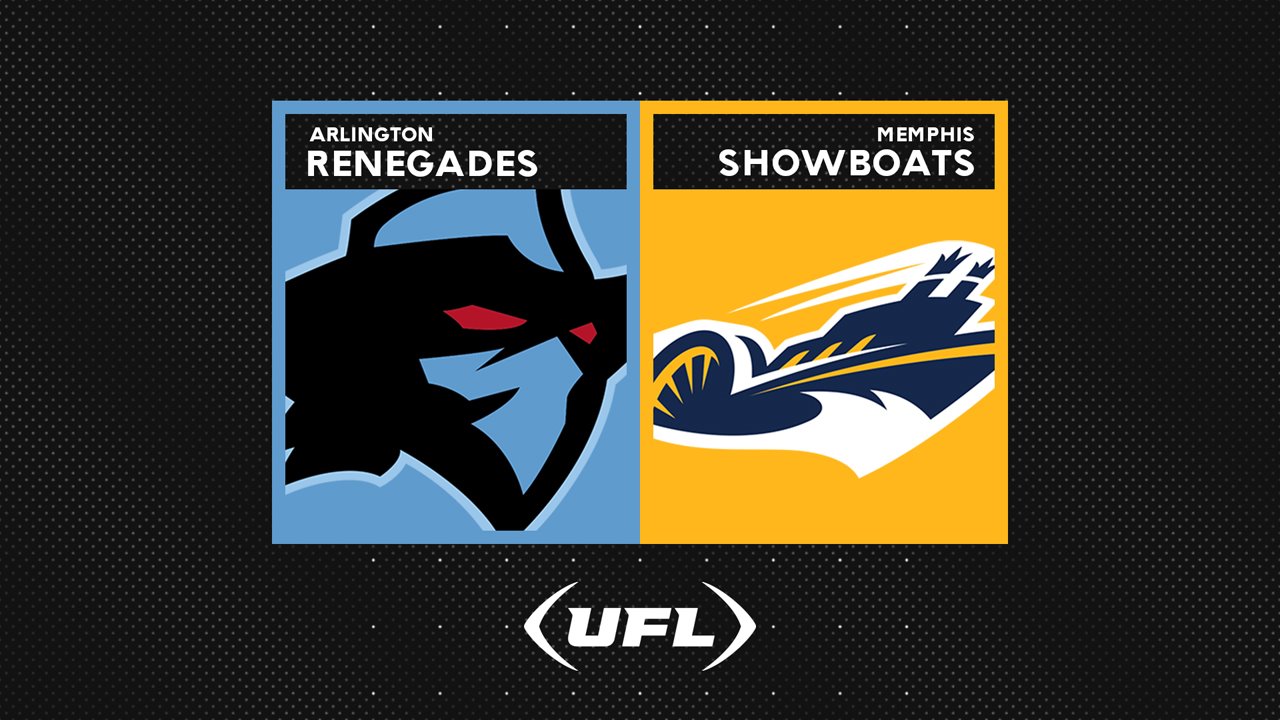Arlington Renegades vs Memphis Showboats