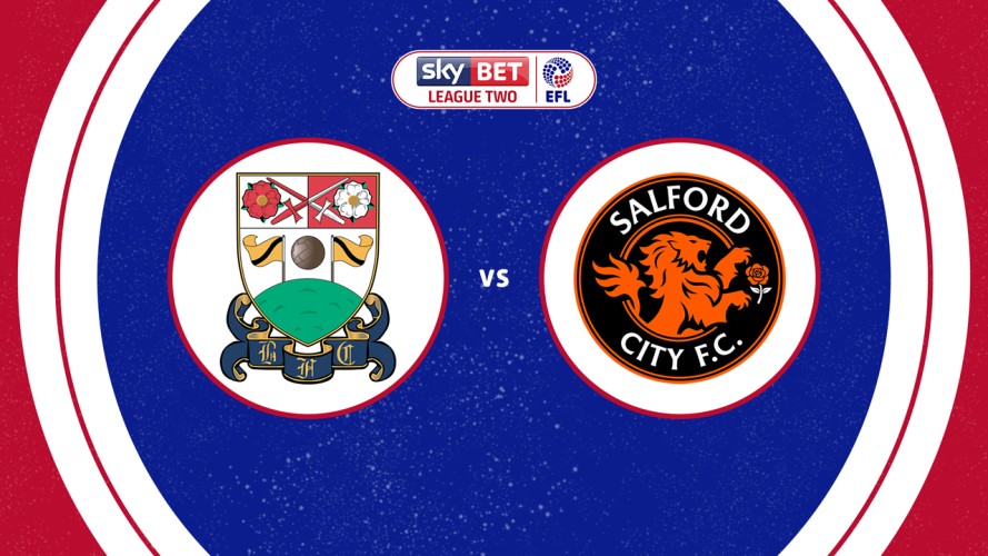 Barnet vs Salford City event artwork