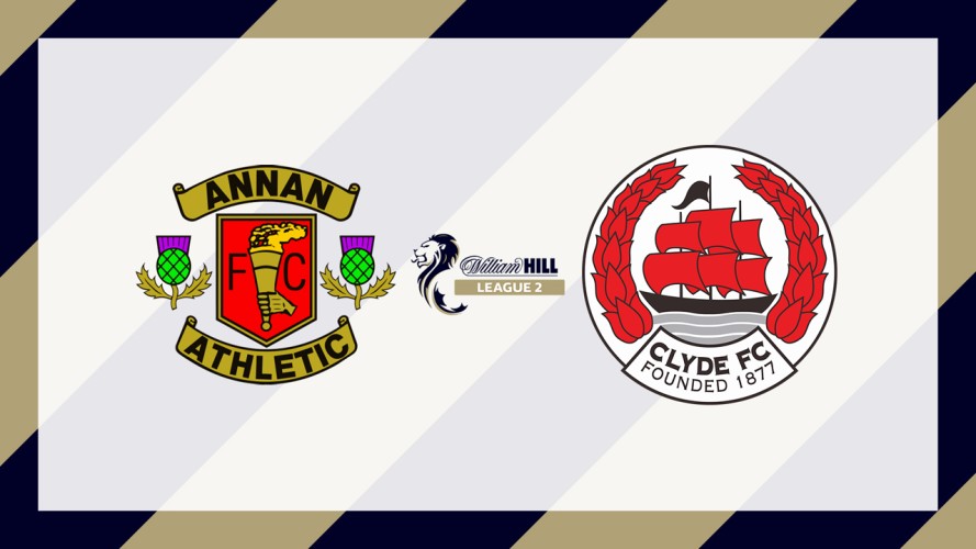 Annan Athletic vs Clyde event artwork