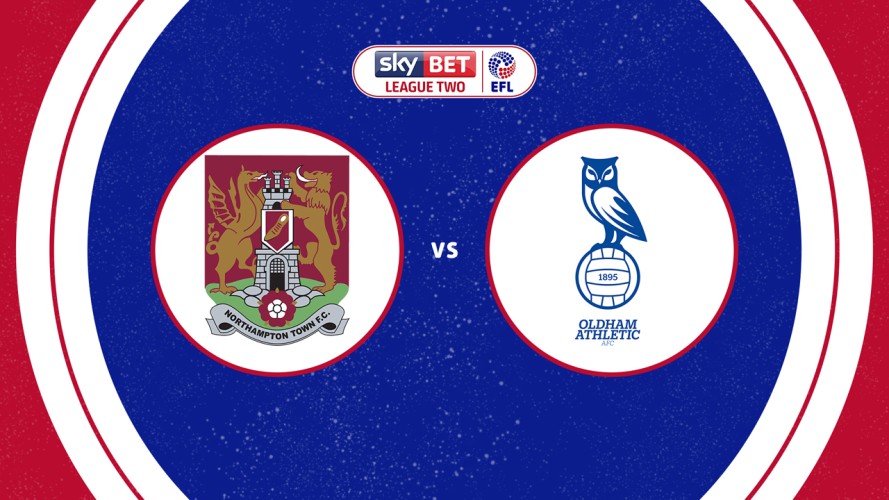 Northampton Town vs Oldham Athletic event artwork