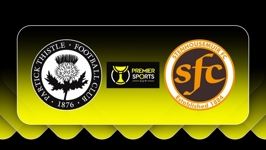 Partick Thistle vs Stenhousemuir event artwork