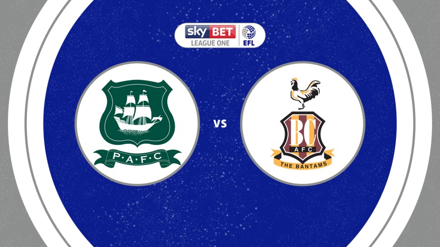 Plymouth Argyle vs Bradford City event artwork