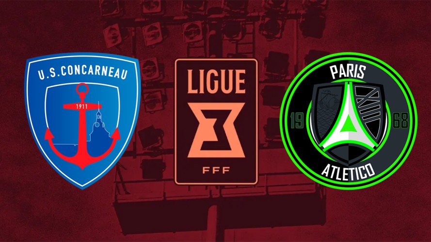 Concarneau vs Paris 13 Atletico event artwork