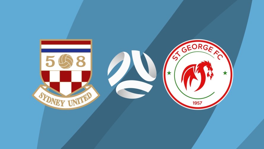 Sydney United 58 vs St George event artwork