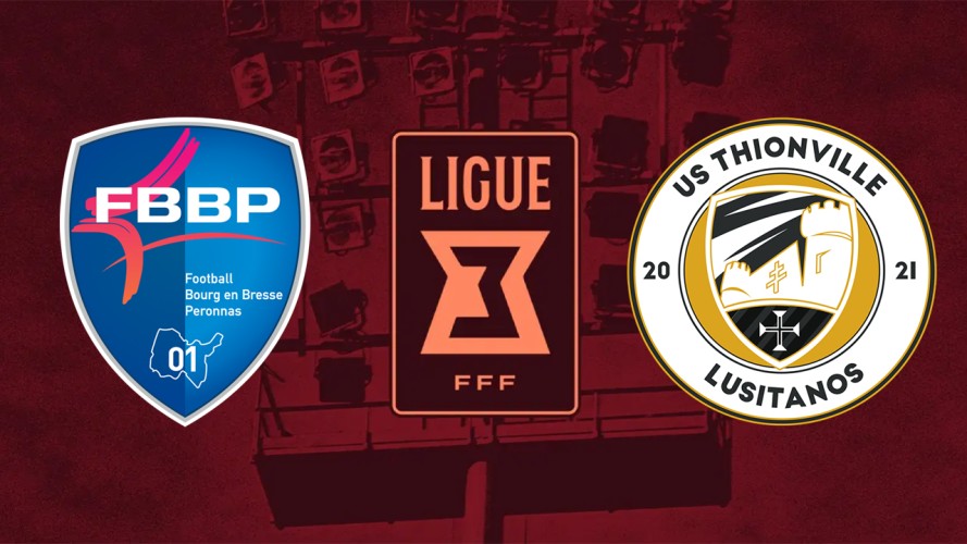 Bourg-Péronnas vs Thionville Lusitanos event artwork