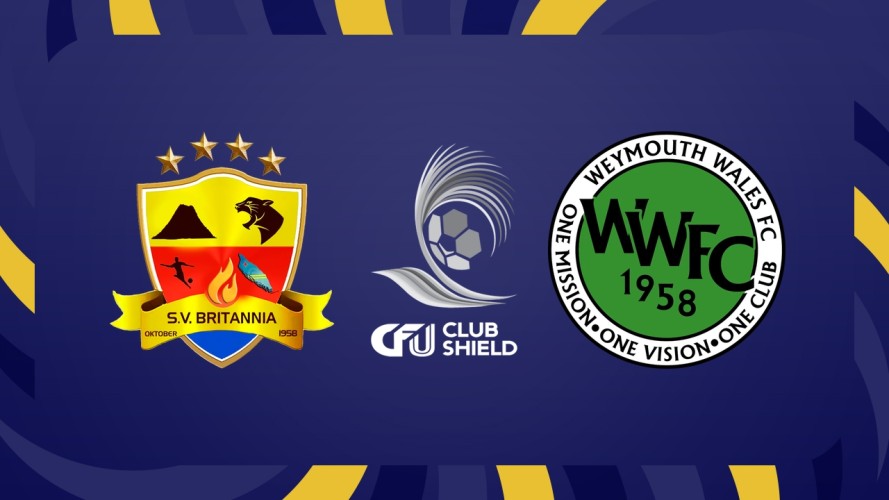 Britannia vs Weymouth Wales event artwork