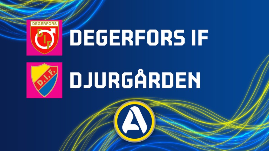 Degerfors vs Djurgården event artwork