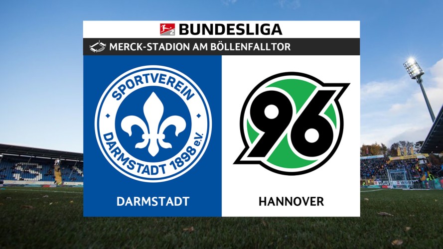 Darmstadt vs Hannover 96 event artwork