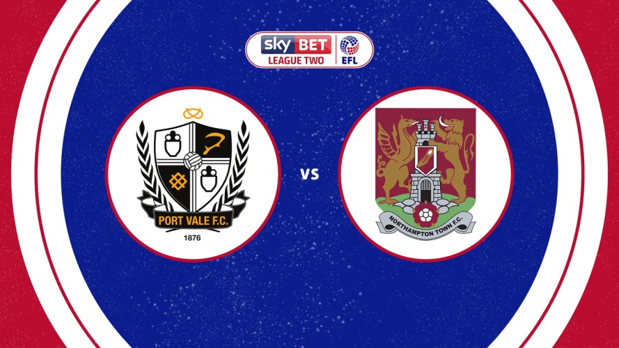 Port Vale vs Northampton Town event artwork