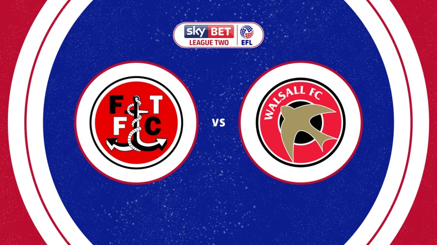 Fleetwood Town vs Walsall event artwork