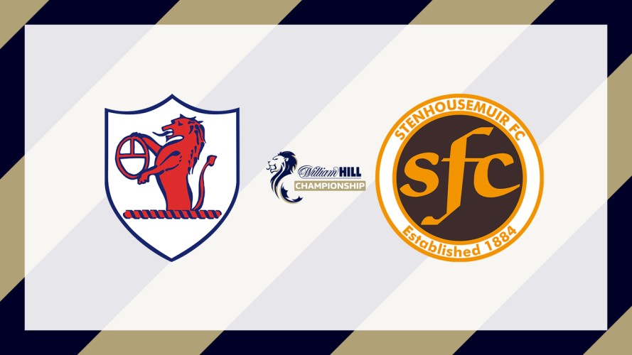 Raith Rovers vs Stenhousemuir event artwork