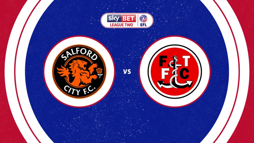 Salford City vs Fleetwood Town event artwork