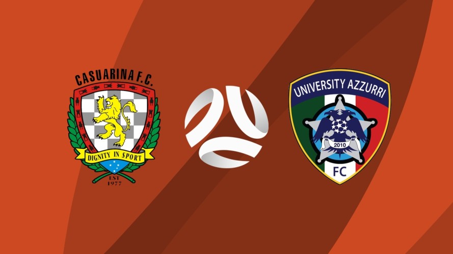 Casuarina vs University Azzurri event artwork