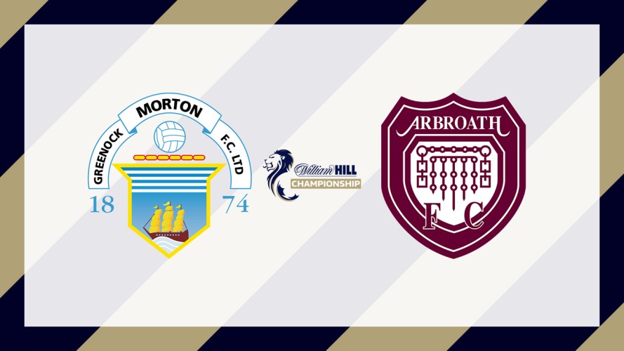 Greenock Morton vs Arbroath event artwork