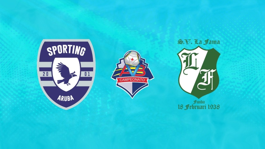 Sporting Aruba vs La Fama event artwork