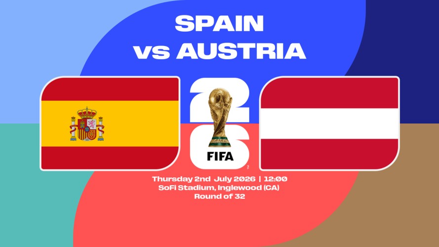 Spain vs Austria event artwork