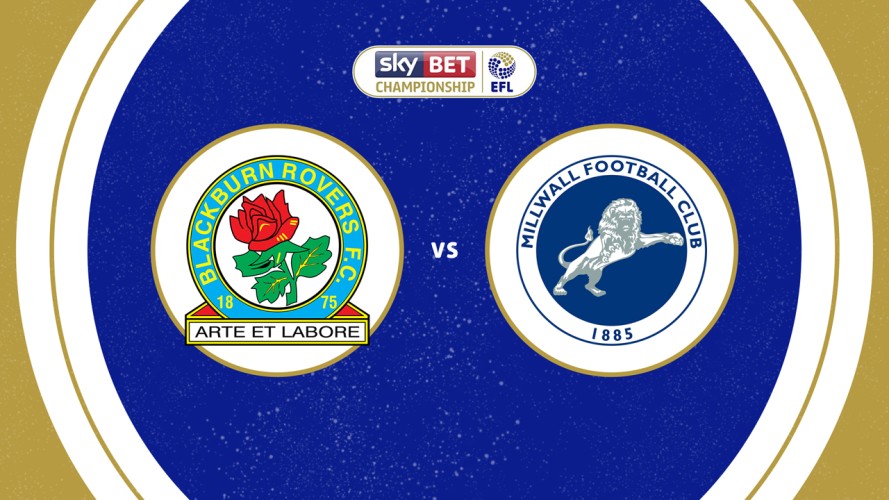 Blackburn Rovers vs Millwall event artwork