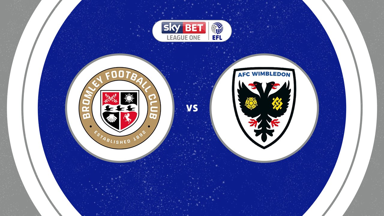 Bromley vs AFC Wimbledon