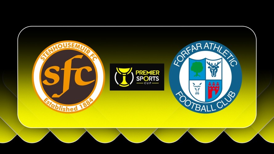 Stenhousemuir vs Forfar Athletic event artwork