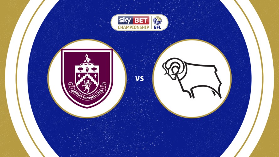 Burnley vs Derby County event artwork
